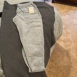 Athleta linen joggers